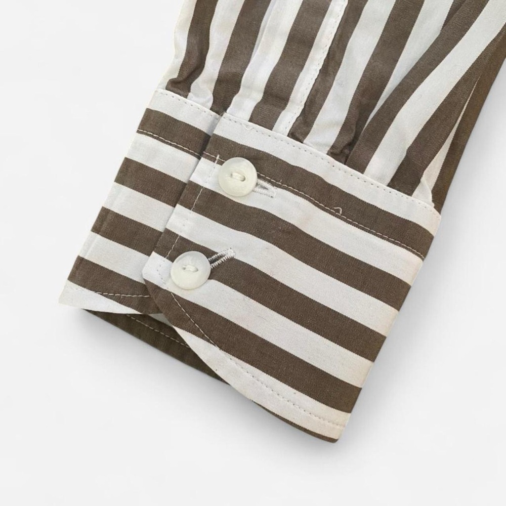 Rag & Bone Mina Stripe Crop Shirts - Picture 8 of 9